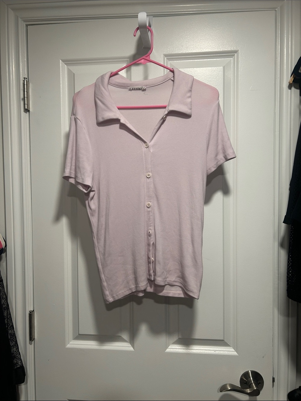 Lacausa lavender polo shirt